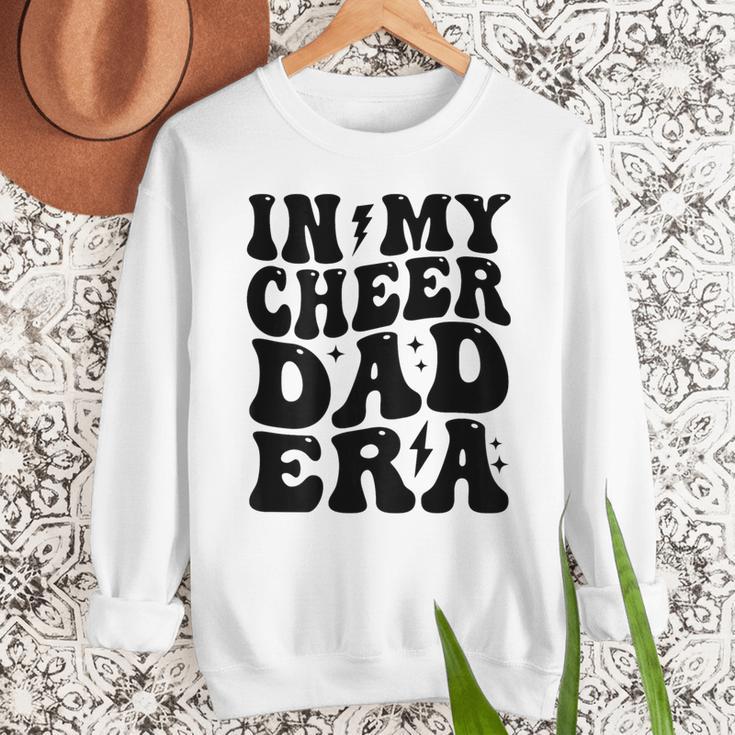 In My Cheer Dad Era Cheerleader Dad Sports Groovy Men Sweatshirt