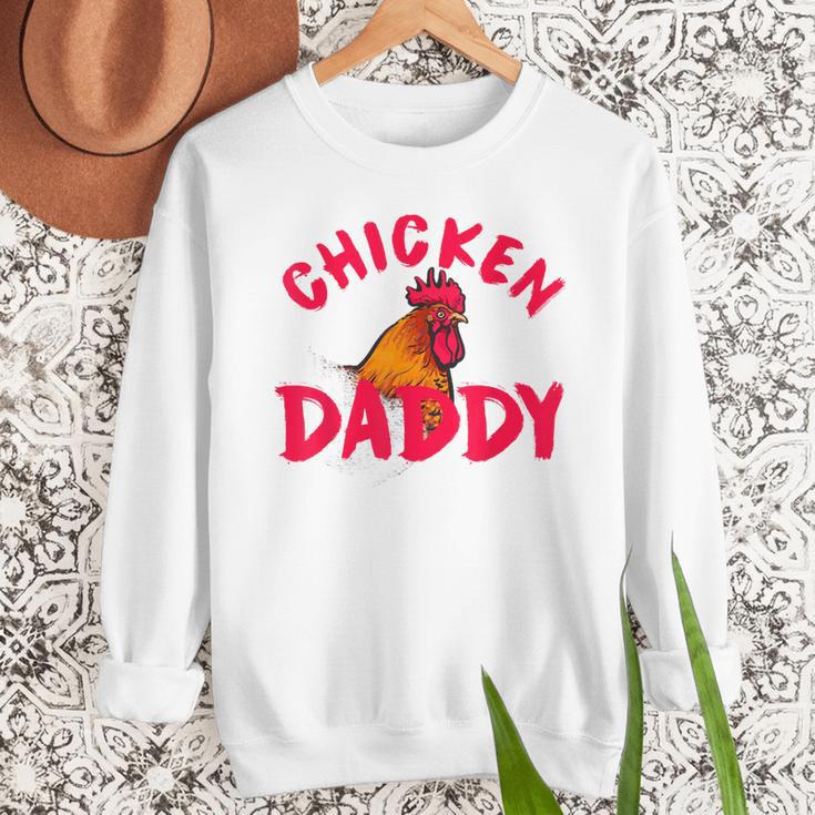 Chicken Dad Rooster Daddy Farmer Men Sweatshirt