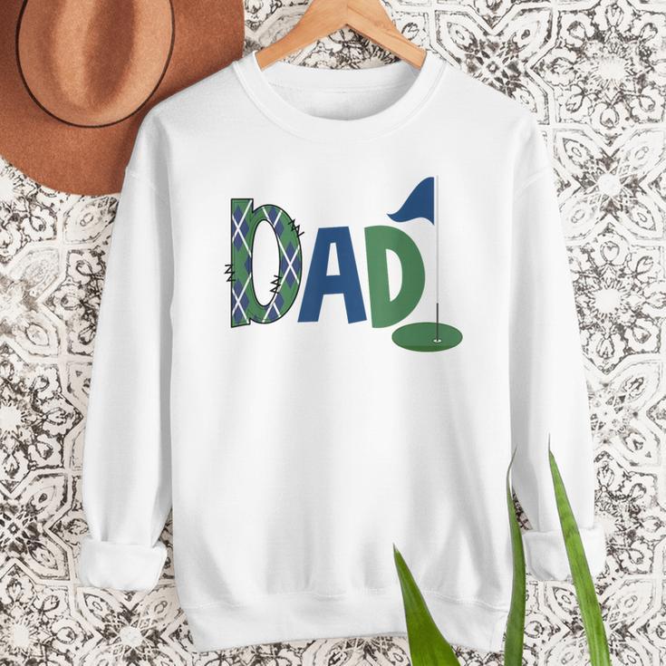 Dad Of The Birthday Boy Hole In One Golf Sport Matching Men Sweatshirt
