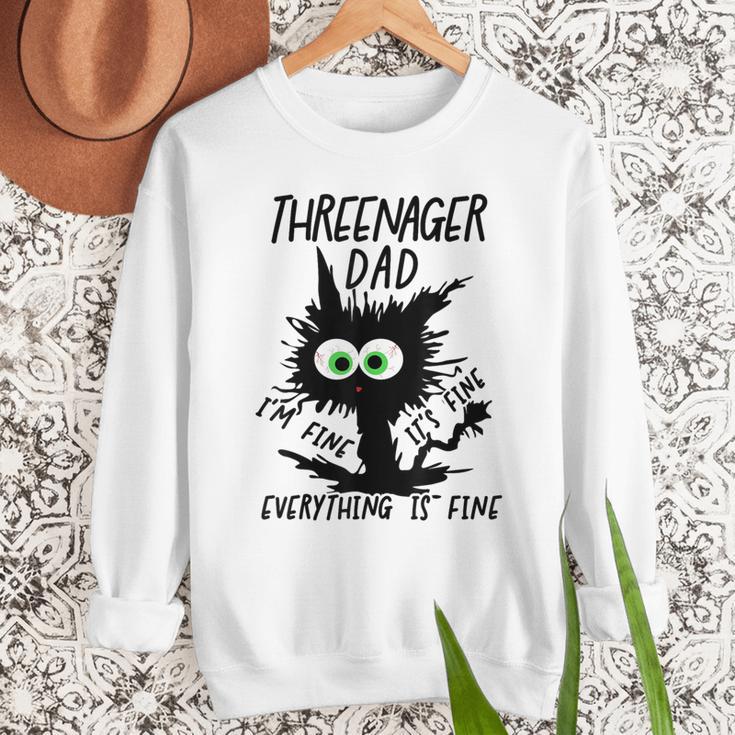Dad Threenager Dad Daddy Of A Threenager Men Sweatshirt