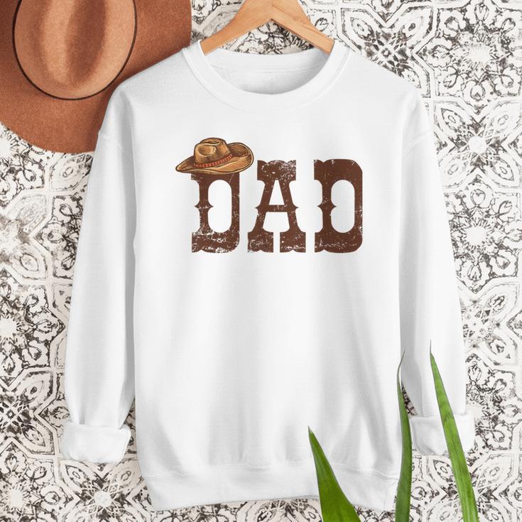Dad Western Family Matching Birthday Cowboy Cowgirl Men Sweatshirt Dad Western Family Matching Birthday Cowboy Cowgirl Men Sweatshirt