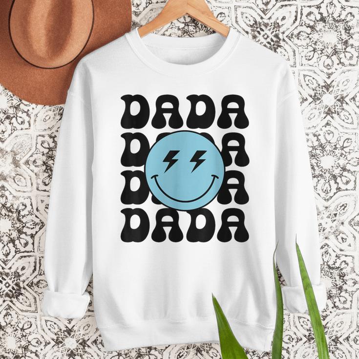 Dada One Happy Dude 1st Birthday Family Matching Men Sweatshirt