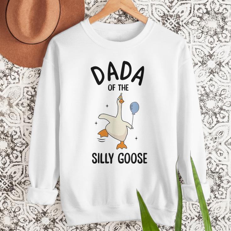 Dada Of The Silly Goose First Birthday Family Matching Men Sweatshirt Dada Of The Silly Goose First Birthday Family Matching Men Sweatshirt