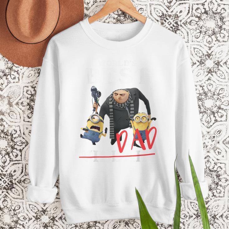 Despicable Me Minions Father's Day World's Best Dad Villain Men Sweatshirt Despicable Me Minions Father's Day World's Best Dad Villain Men Sweatshirt
