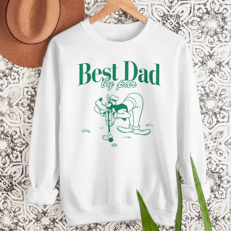 Disney Mickey & Friends Father's Day Best Dad Goofy Big Logo Men Sweatshirt