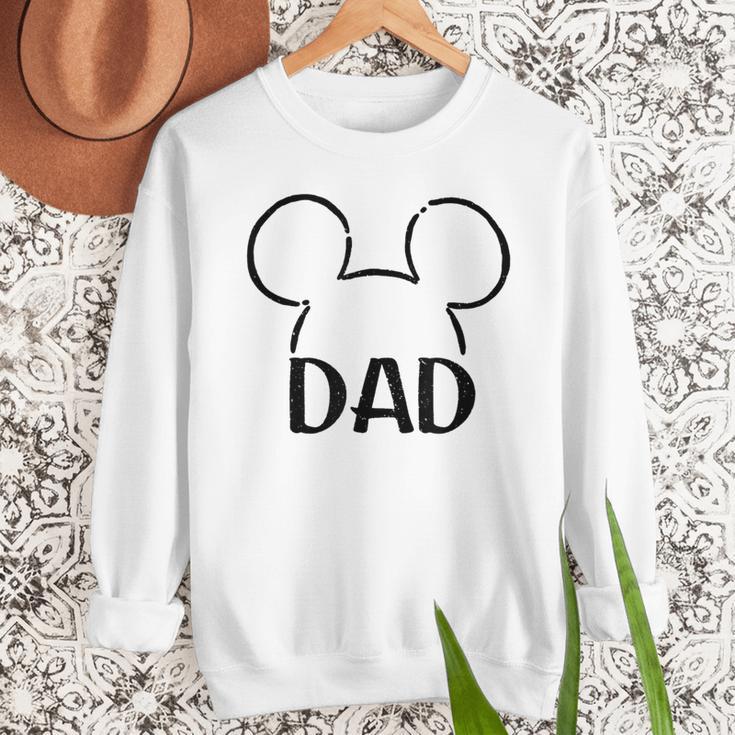 Disney Mickey And Friends Dad Mickey Ears Outline Logo Men Sweatshirt