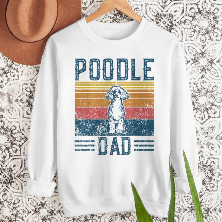 Dog Dad Vintage Poodle Dad Men Sweatshirt