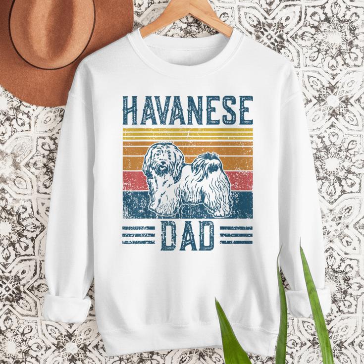 Dog Havanese Dad Vintage Havanese Dad Men Sweatshirt