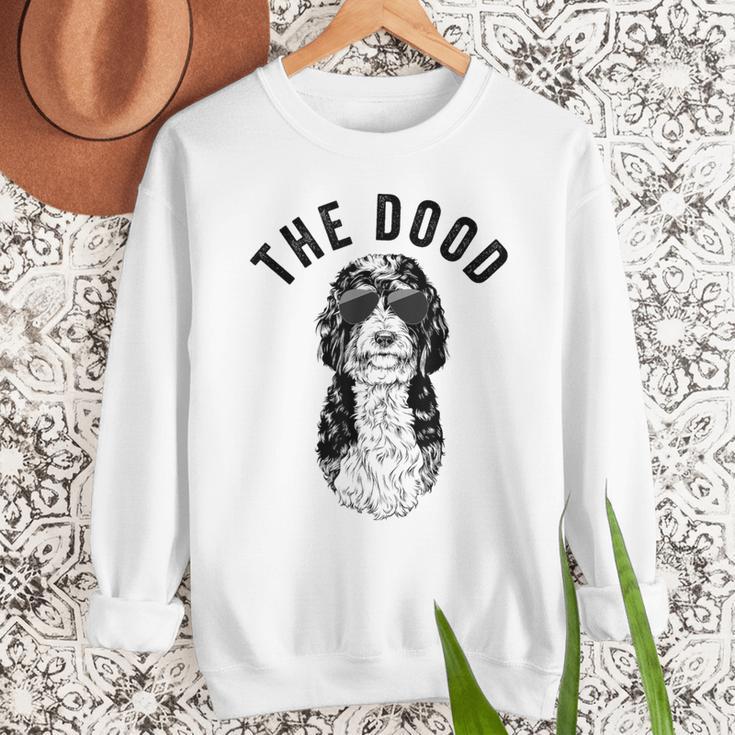 The Dood Bernedoodle Mom Doodle Dog Dad Men Sweatshirt
