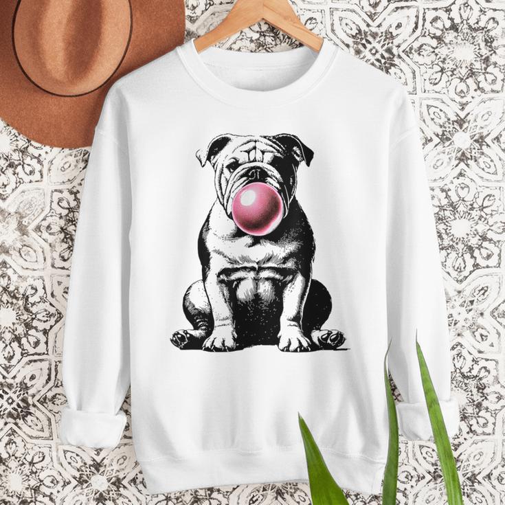 English Bulldog Bubble Gum Vintage Dog Mom Pet Dad Men Sweatshirt English Bulldog Bubble Gum Vintage Dog Mom Pet Dad Men Sweatshirt