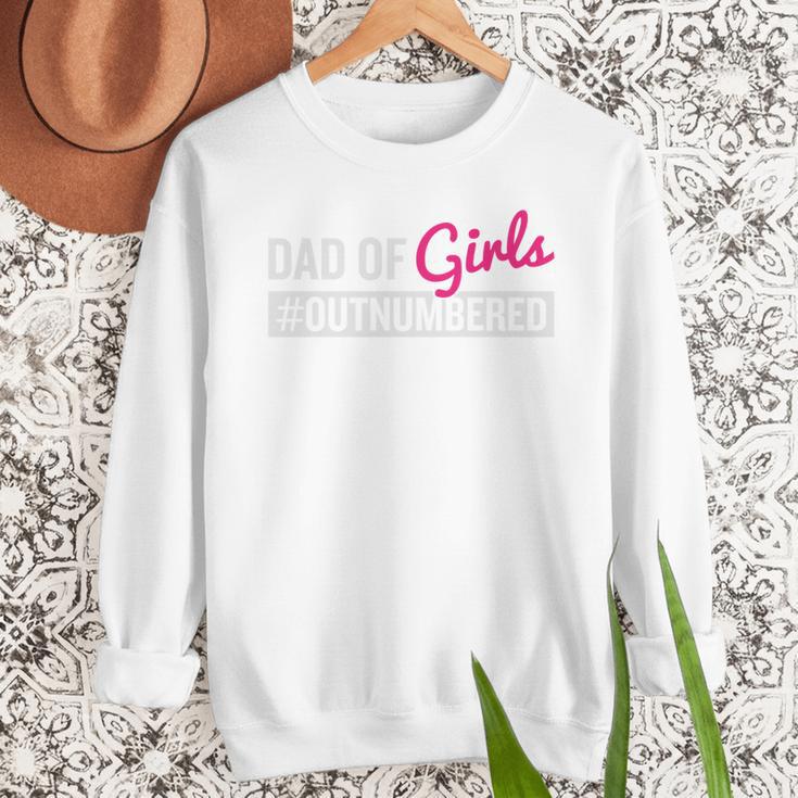 Father's Day Dad From Girl Outnumbered Men Sweatshirt Father's Day Dad From Girl Outnumbered Men Sweatshirt