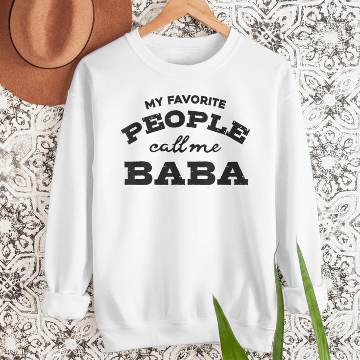 My Favorite People Call Me Baba And Cute Dad T-Shirt Men Sweatshirt