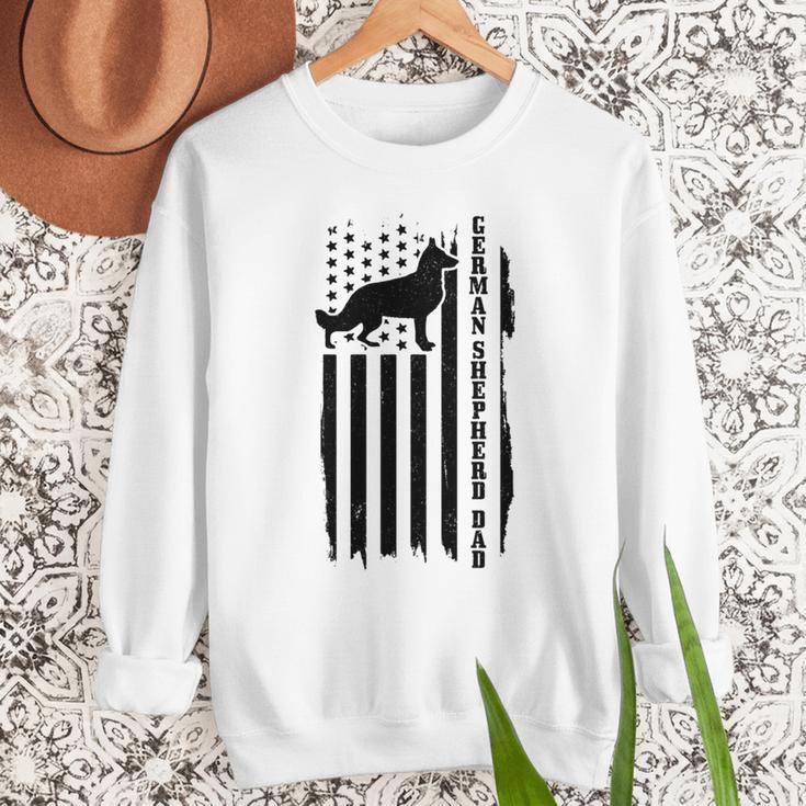 German Shepherd Dad Vintage Flag Patriotic Dog Men Sweatshirt German Shepherd Dad Vintage Flag Patriotic Dog Men Sweatshirt