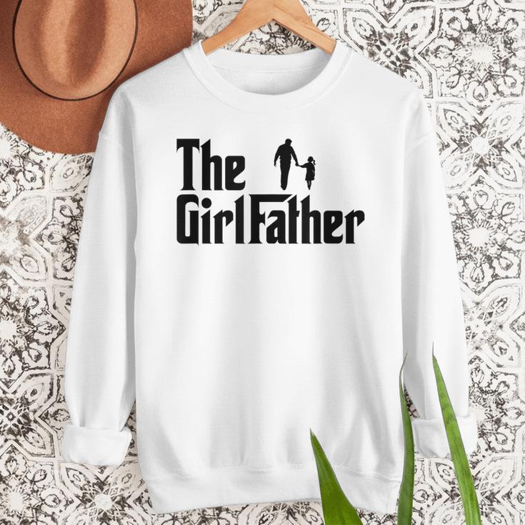 The Girl Father Dad Of Girls Daddy Daughter Men Sweatshirt