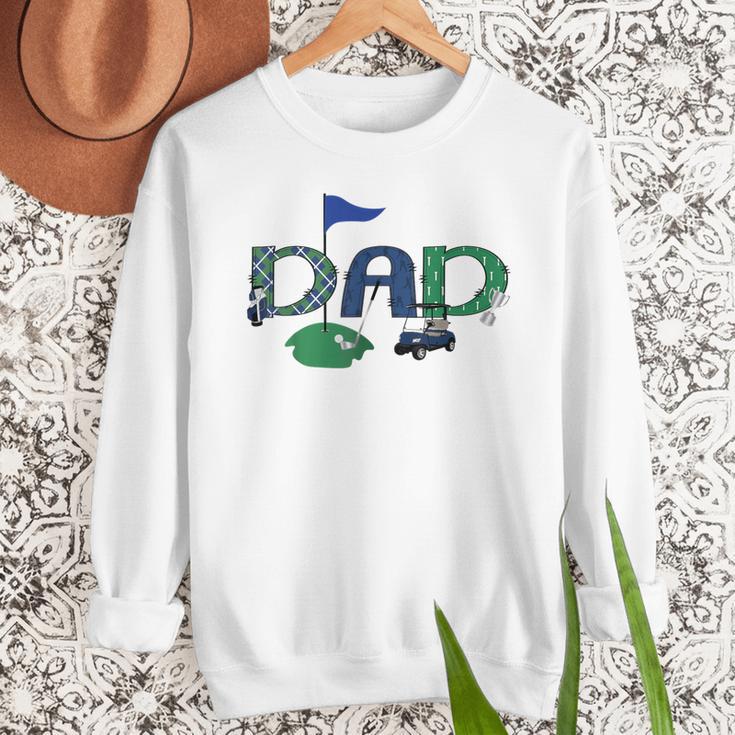 Golf Dad Hole In One Golf First Birthday Boy Party Men Sweatshirt