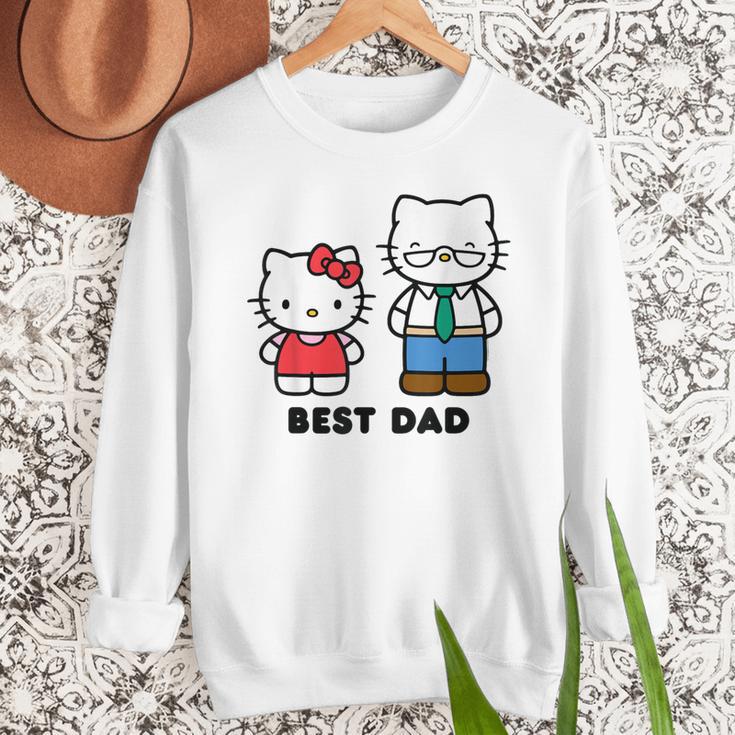 Hello Kitty Best Dad Fathers Day Small Men Sweatshirt Hello Kitty Best Dad Fathers Day Small Men Sweatshirt