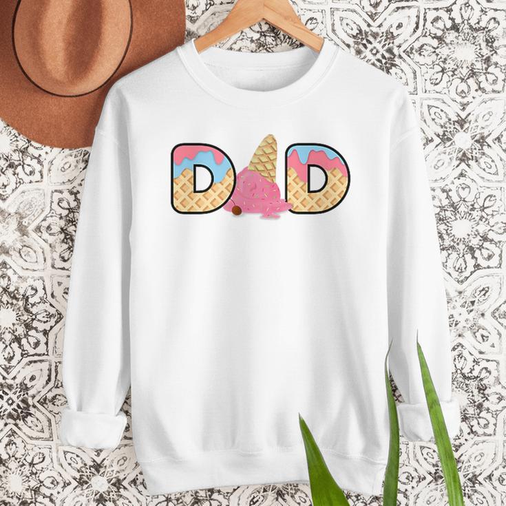 Ice Cream Dad 1st Birthday Matching Family Men Sweatshirt Ice Cream Dad 1st Birthday Matching Family Men Sweatshirt
