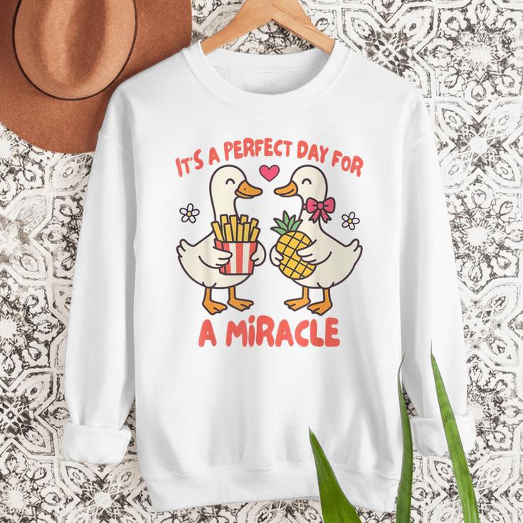 IVF Mom Dad Embryo Transfer Day It's A Day For A Miracle Men Sweatshirt IVF Mom Dad Embryo Transfer Day It's A Day For A Miracle Men Sweatshirt