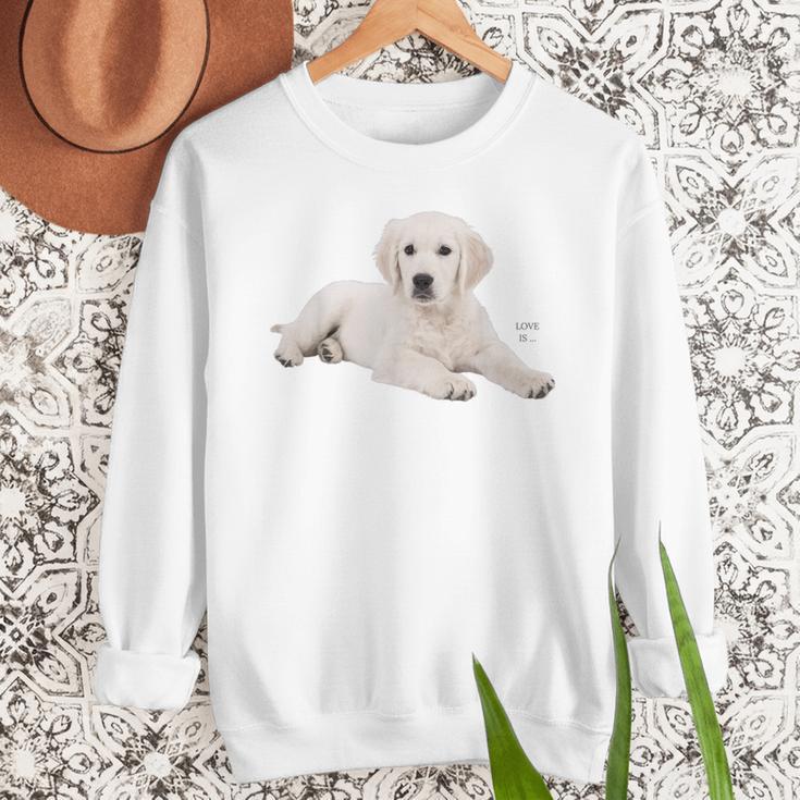 Labrador Retriever Shirt Yellow Love Lab Mom Dog Dad Men Sweatshirt