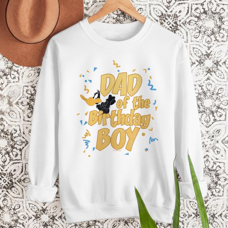 Looney Tunes Birthday Daffy Duck Dad Of The Birthday Boy Men Sweatshirt