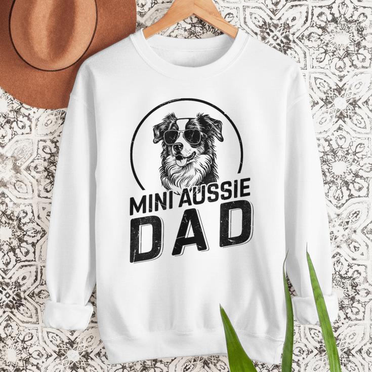 Mini Aussie Dad Dog Owner For Men Dad Christmas Men Sweatshirt
