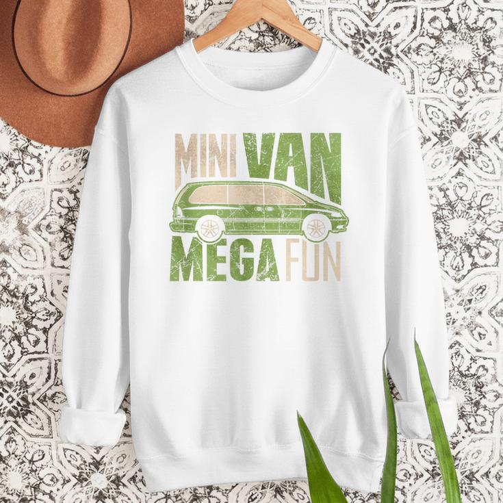 Mini Van Mega Fun Mom Dad T-Shirt Men Sweatshirt