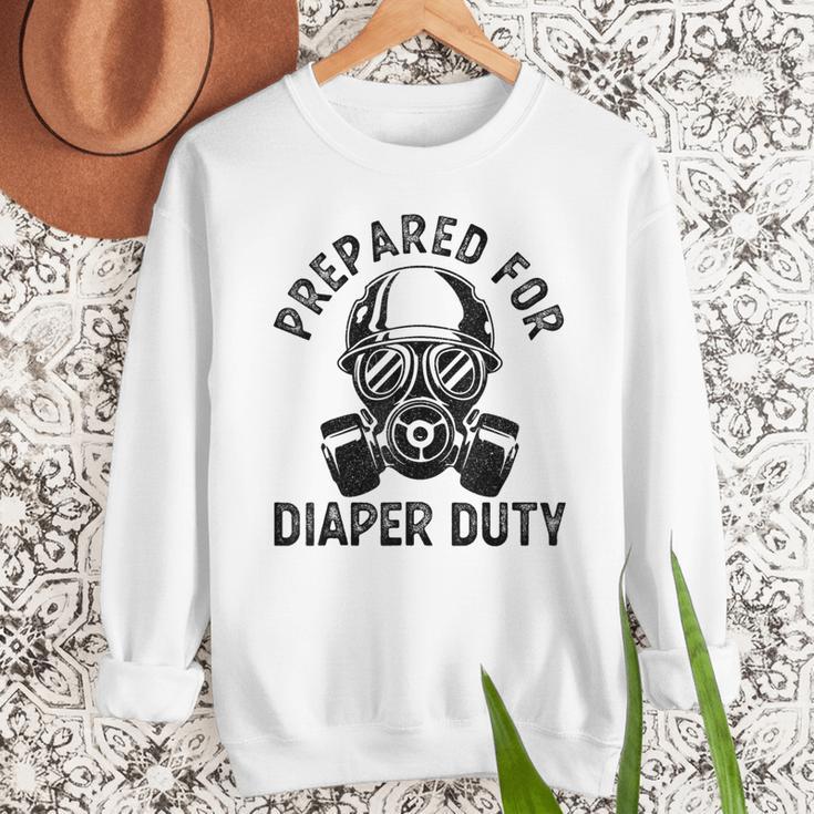New Dad Prepared For Diaper Duty Men Sweatshirt New Dad Prepared For Diaper Duty Men Sweatshirt