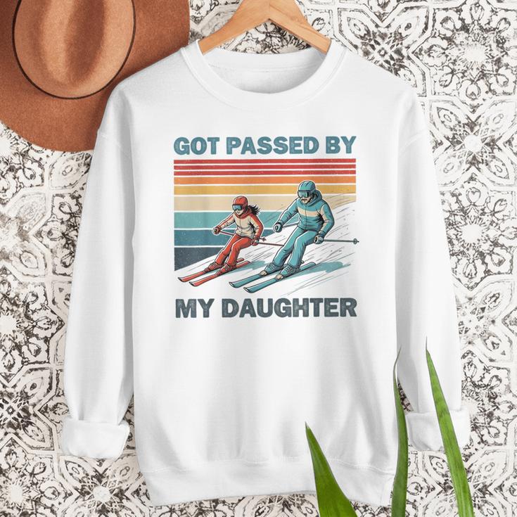 Got Passed By My Daughter Skiing Dad Men Sweatshirt