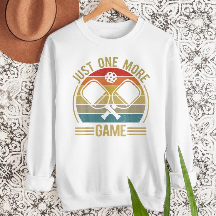 Pickleball-Shirt Just One More Game Dad Mom Women Men Men Sweatshirt Pickleball-Shirt Just One More Game Dad Mom Women Men Men Sweatshirt