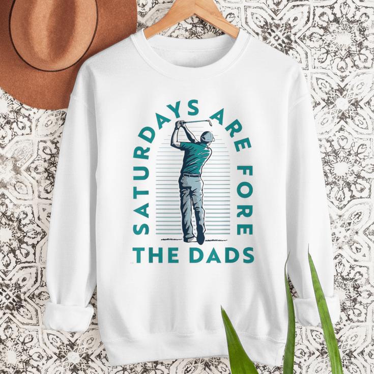 Saturdays For Dads Golfer Father's Day Men Sweatshirt