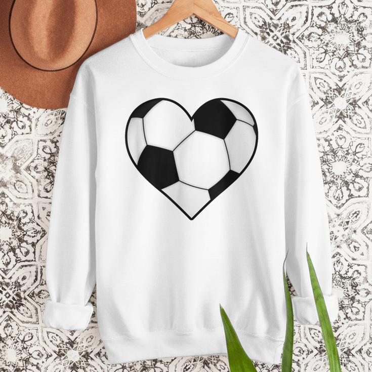 Soccer Ball Heart Idea For Mom Dad Kids T-Shirt Men Sweatshirt Soccer Ball Heart Idea For Mom Dad Kids T-Shirt Men Sweatshirt