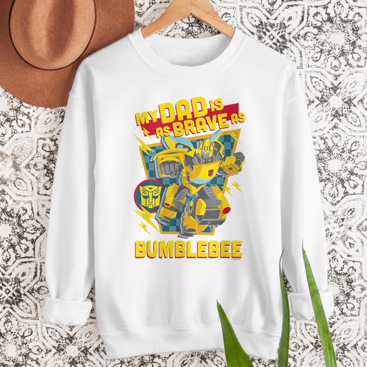 Transformers Father's Day Bumblebee My Dad Is Brave Men Sweatshirt