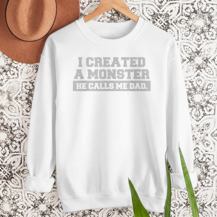 Tshirt For Dad From Son First 1st Time Father's Day Men Sweatshirt
