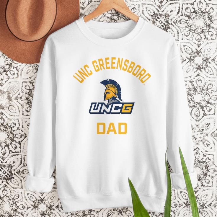 UNC Greensboro UNCG Spartans Arched Dad Men Sweatshirt