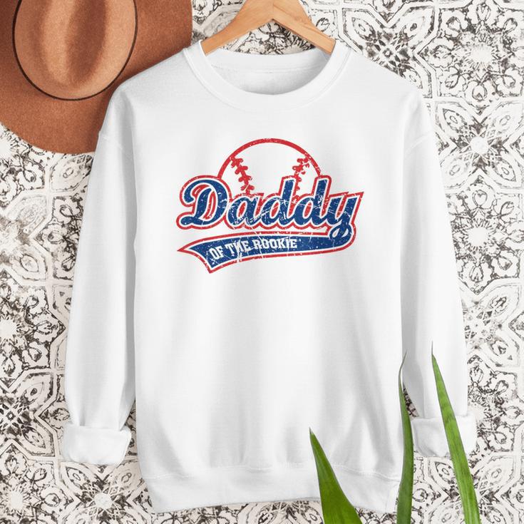 Vintage Baseball Daddy Of The Rookie Men Sweatshirt