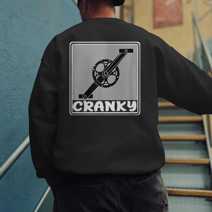 Bicycle DADS Old Guy WHO Ride Bikes BMX Mountain OR Road Men's Sweatshirt Back Print