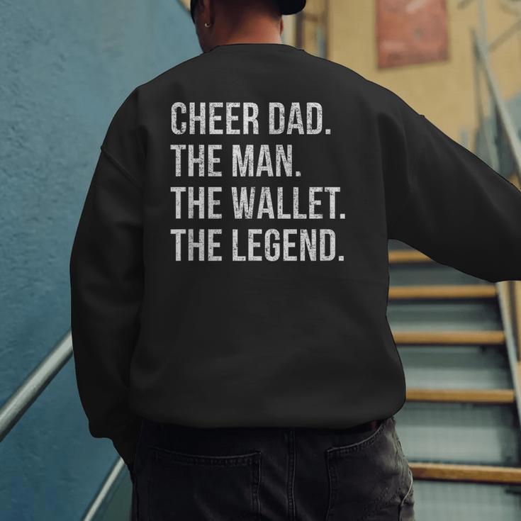 Cheer Dad Cheerleading Men's Sweatshirt Back Print