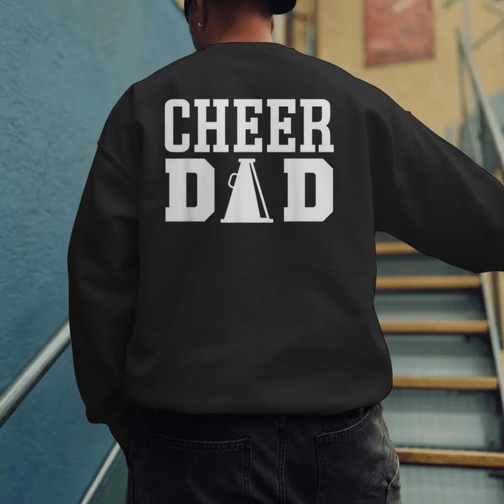 Cheerleading Dad Apparel For Cheer Dad Men's Sweatshirt Back Print