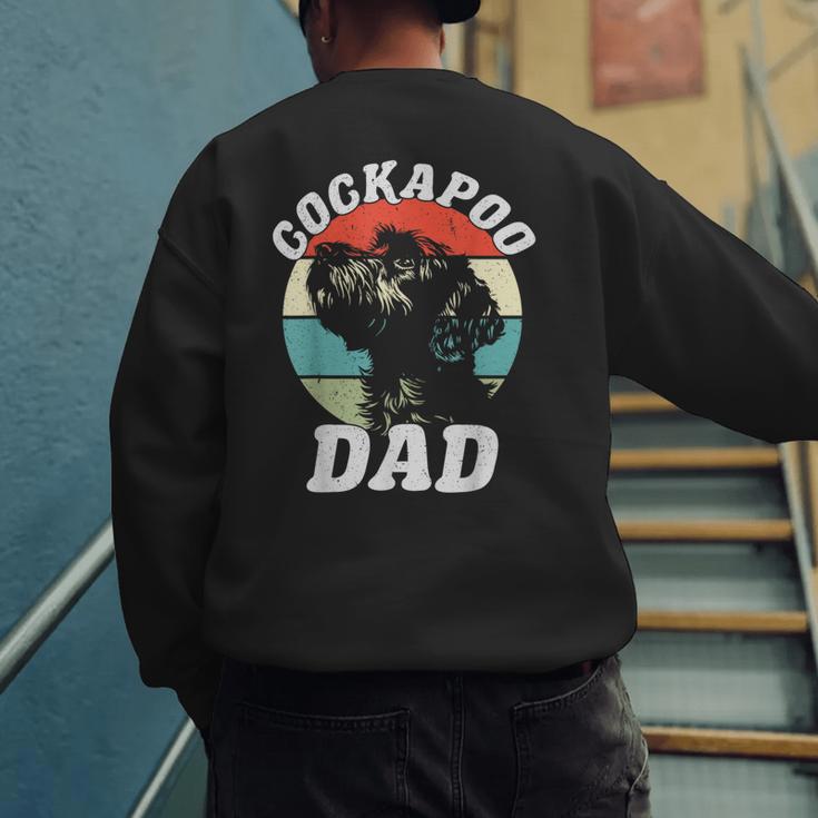 Cockapoo Dad Dog Father's Day Vintage Pet Men Women Kids Men's Sweatshirt Back Print