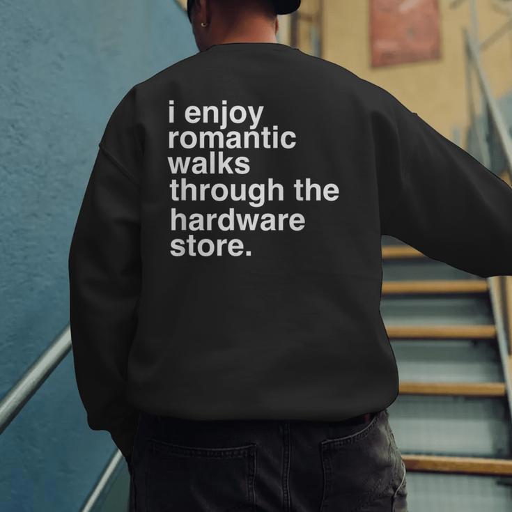 Dad Handyman Hardware Store Tools Men's Sweatshirt Back Print