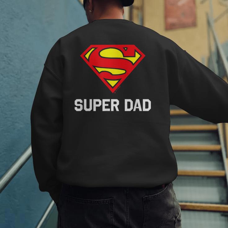 DC Comics Superman Father's Day Super Dad Logo Men's Sweatshirt Back Print