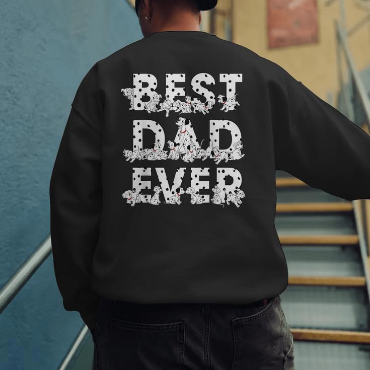 Disney 101 Dalmatians Best Dad Ever Father's Day Men's Sweatshirt Back Print