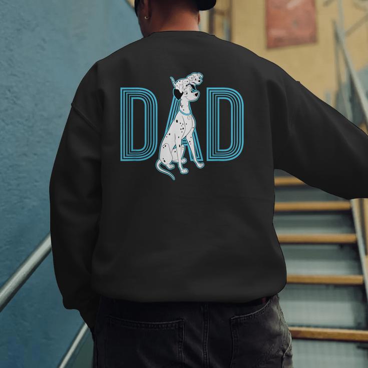 Disney 101 Dalmatians Pongo And Penny Dad Men's Sweatshirt Back Print