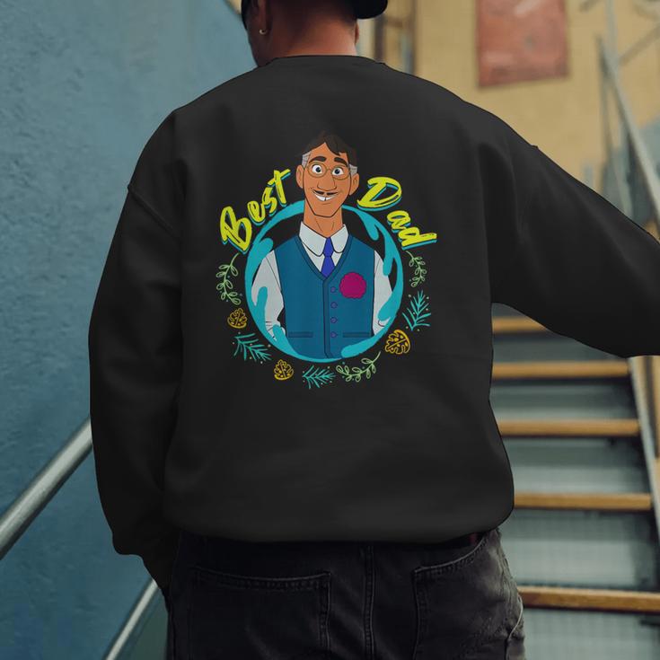 Disney Encanto Agustin Madrigal Best Dad Portrait Small Men's Sweatshirt Back Print