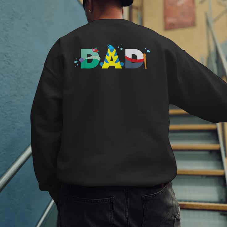 Disney The Little Mermaid Ariel Father’s Day Birthday Dad Men's Sweatshirt Back Print