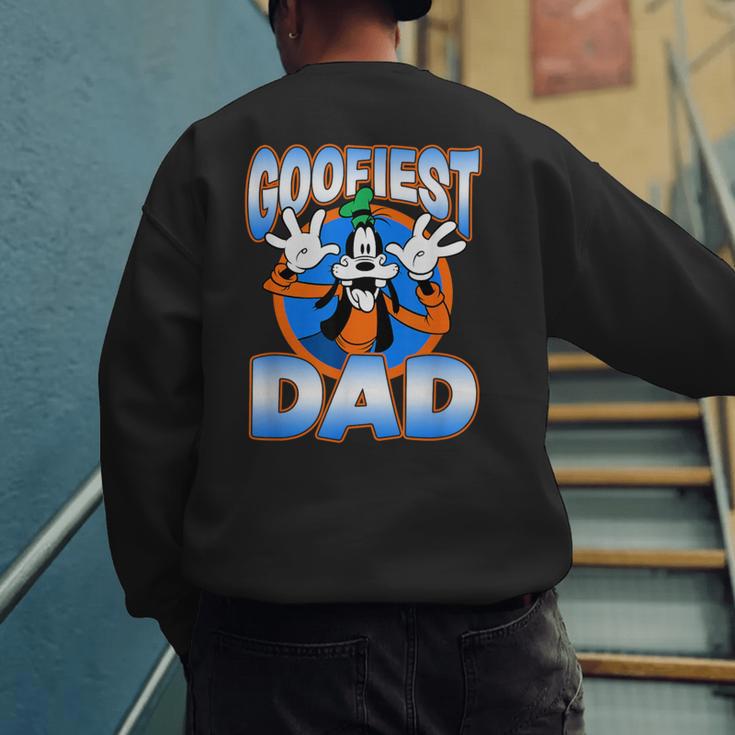 Disney Mickey And Friends Father's Day Goofiest Dad Vintage Men's Sweatshirt Back Print