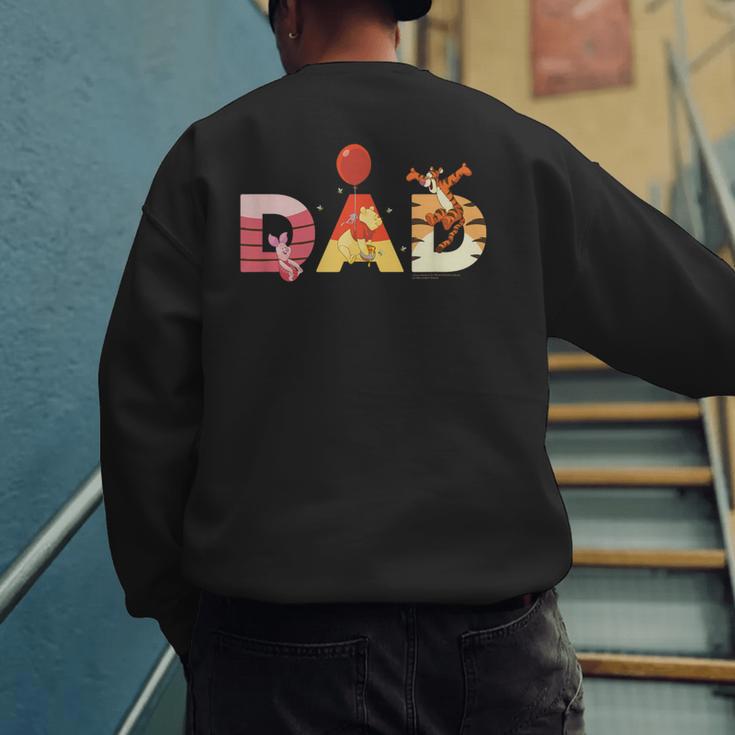 Disney Winnie The Pooh And Friends Dad Father's Day Birthday Men's Sweatshirt Back Print Disney Winnie The Pooh And Friends Dad Father's Day Birthday Men's Sweatshirt Back Print