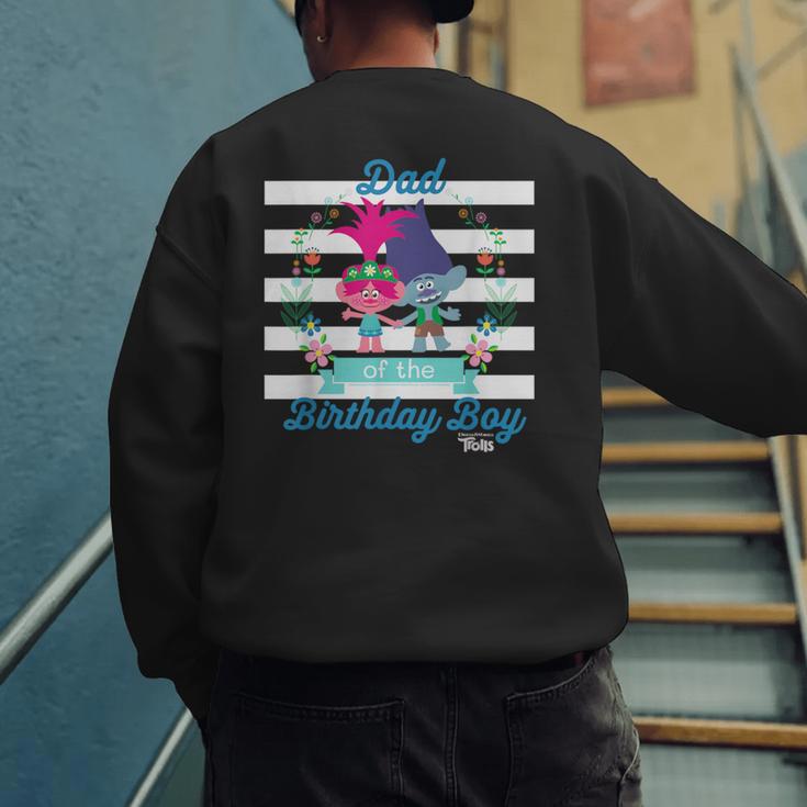 DreamWorks Trolls Dad Of The Birthday Boy Men's Sweatshirt Back Print