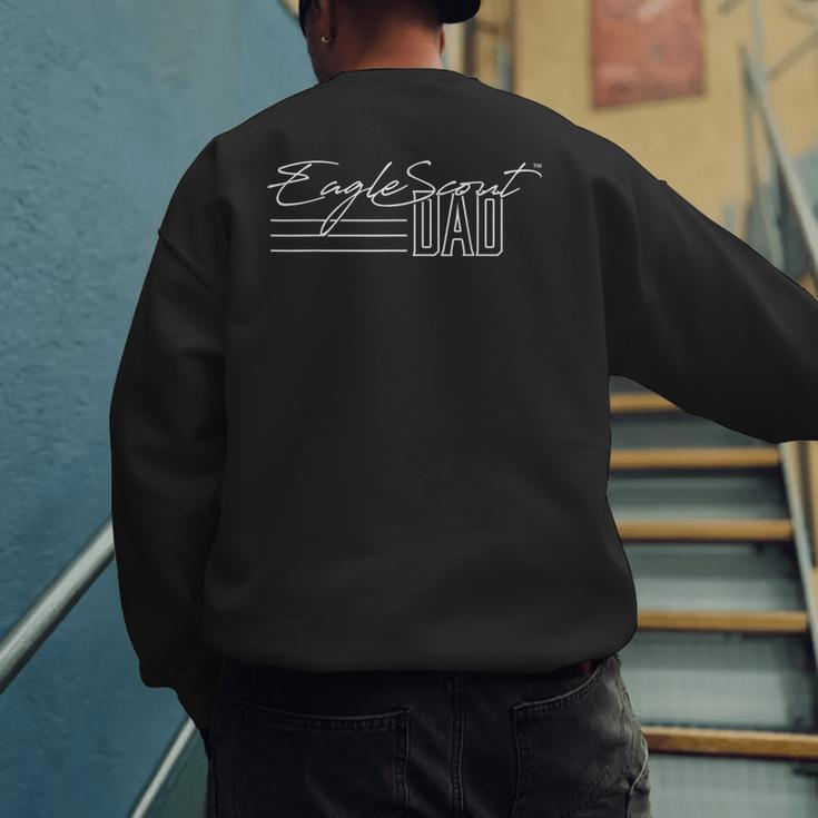 Eagle Scout Dad Men's Sweatshirt Back Print Eagle Scout Dad Men's Sweatshirt Back Print