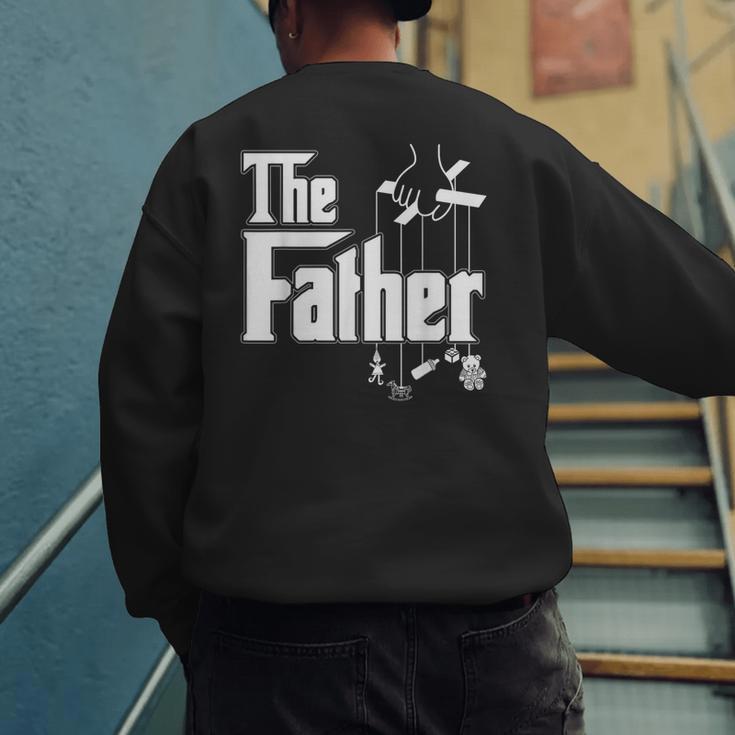The Father New Daddy Expecting Baby T-Shirt Men's Sweatshirt Back Print